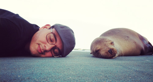 Miguel Endara w/seal